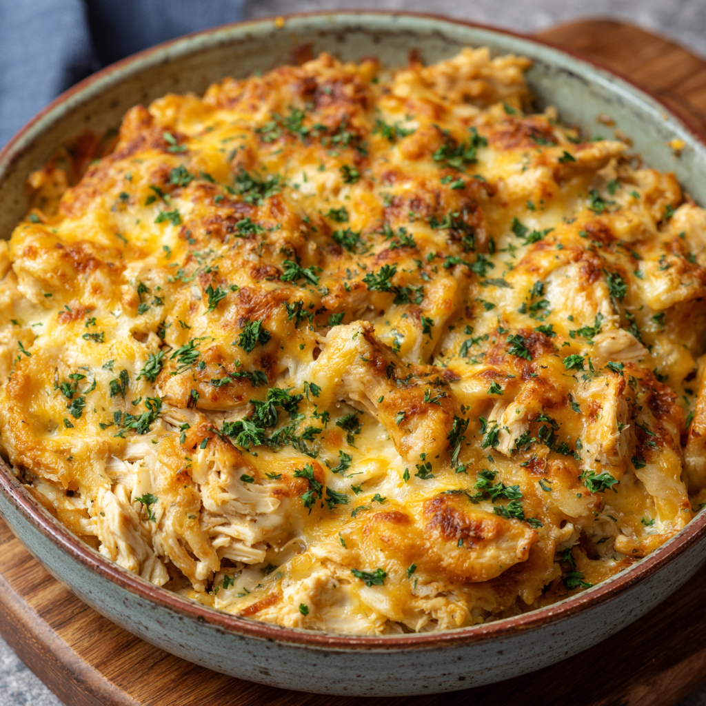 How to make Air Fryer Million Dollar Chicken Casserole