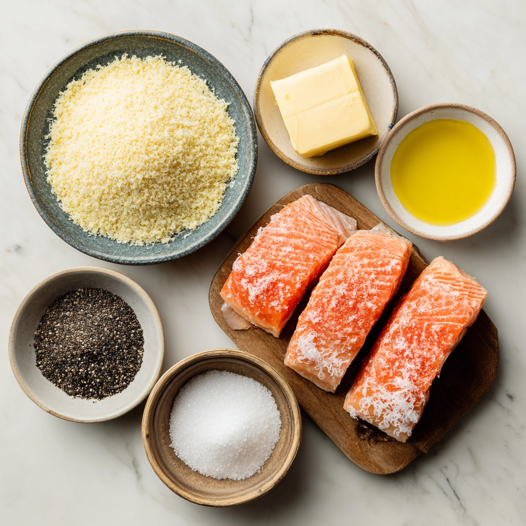 Air Fryer Panko-Crusted Salmon imgrdients