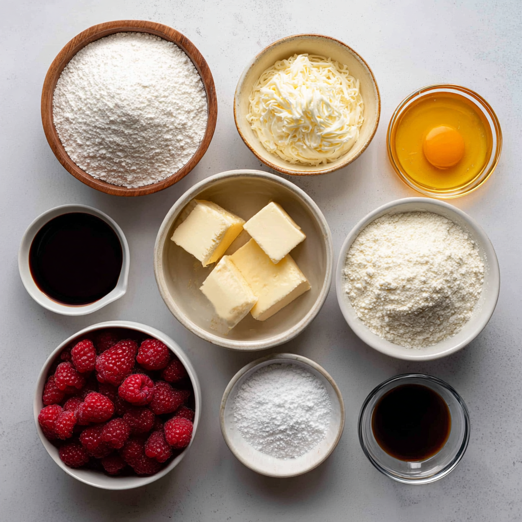 ingredients of Air Fryer Japanese Cheesecake