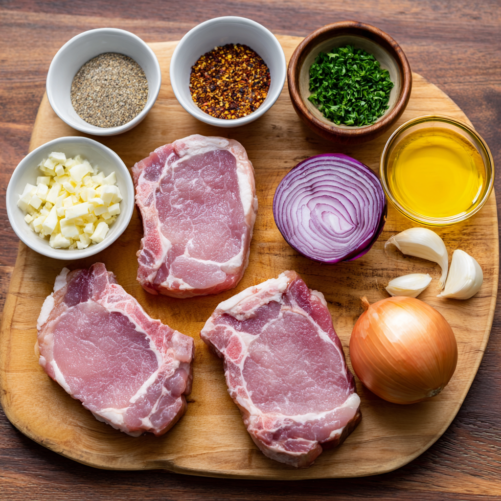 Air Fryer Ranch Pork Chops ingredients