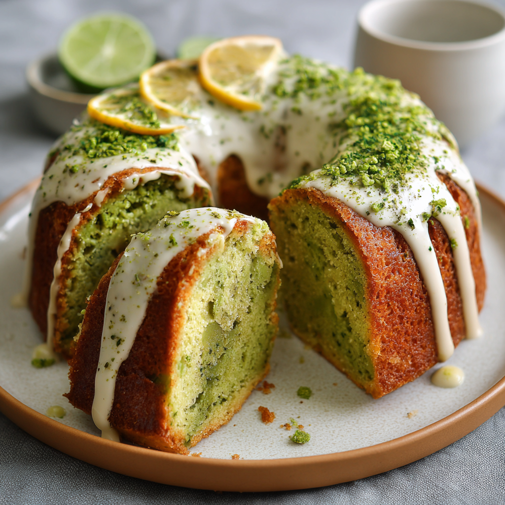 how to make Air Fryer Matcha Lemon Harmony Cake