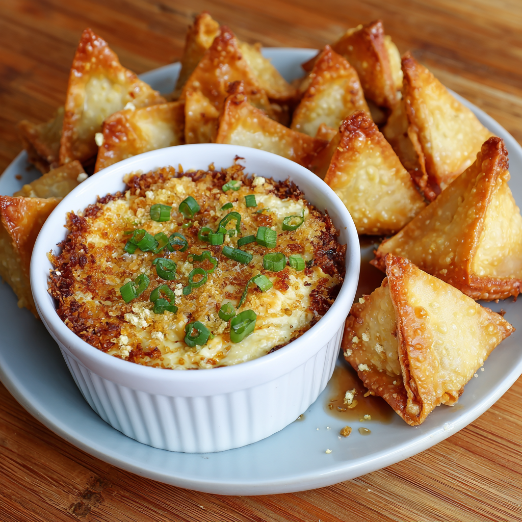 How to make Air Fryer Crab Rangoon Dip 