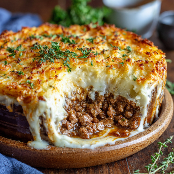how to make Air Fryer Pork Shepherd’s Pie
