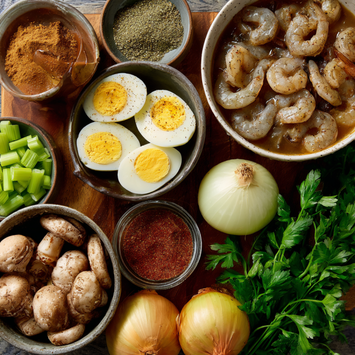 Air Fryer New Orleans Seafood Gumbo ingredients