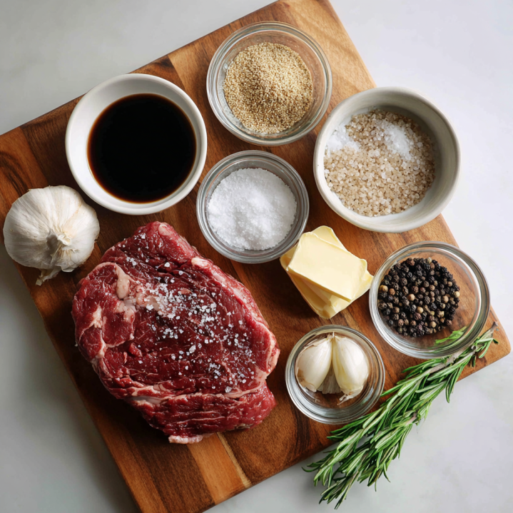 Air Fryer Steak Au Poivre ingredients
