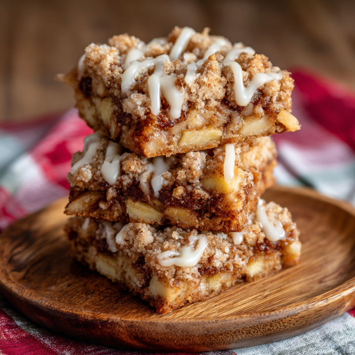 How to make Air Fryer Apple Cinnamon Crumble Bars