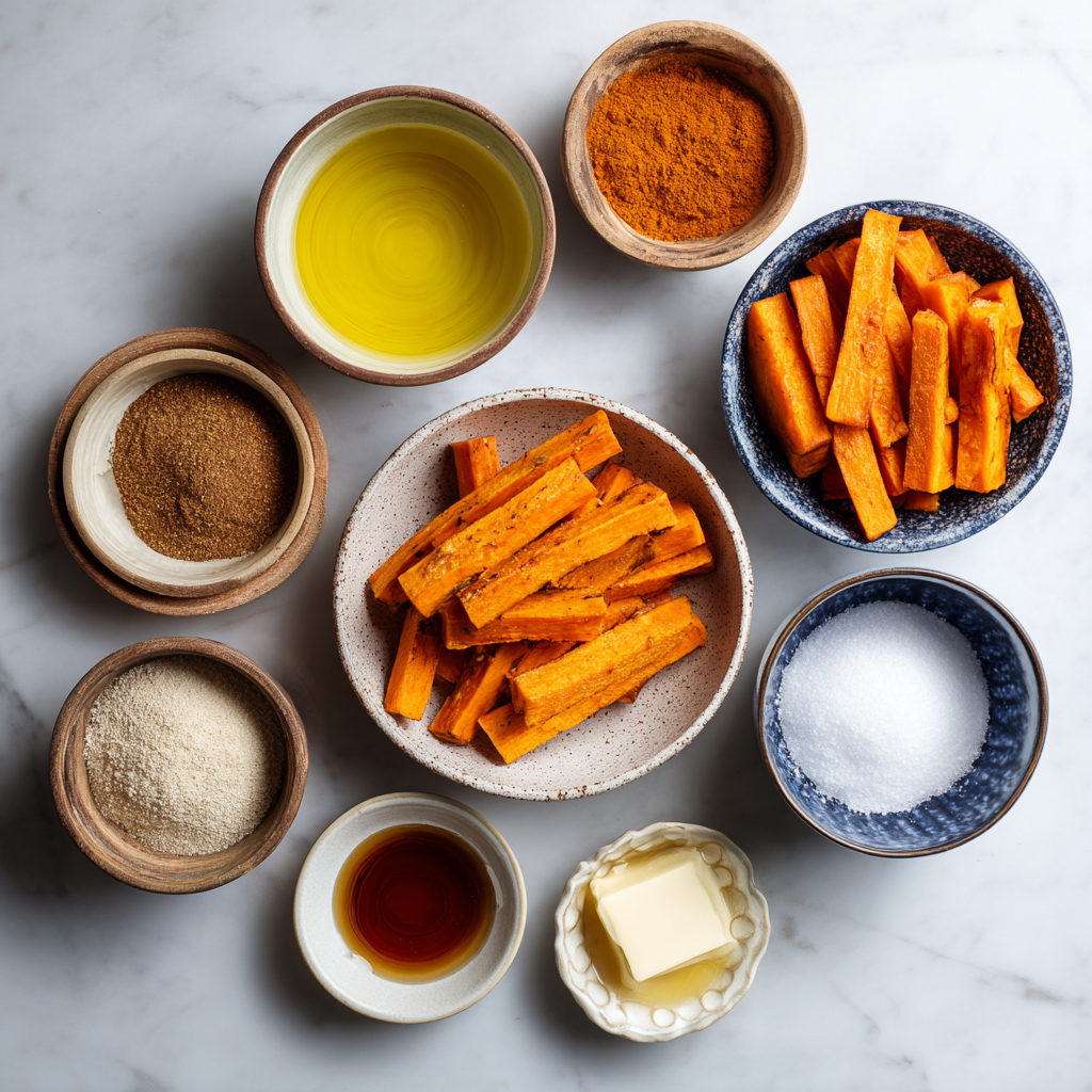 Air Fryer Pumpkin Fries ingredients