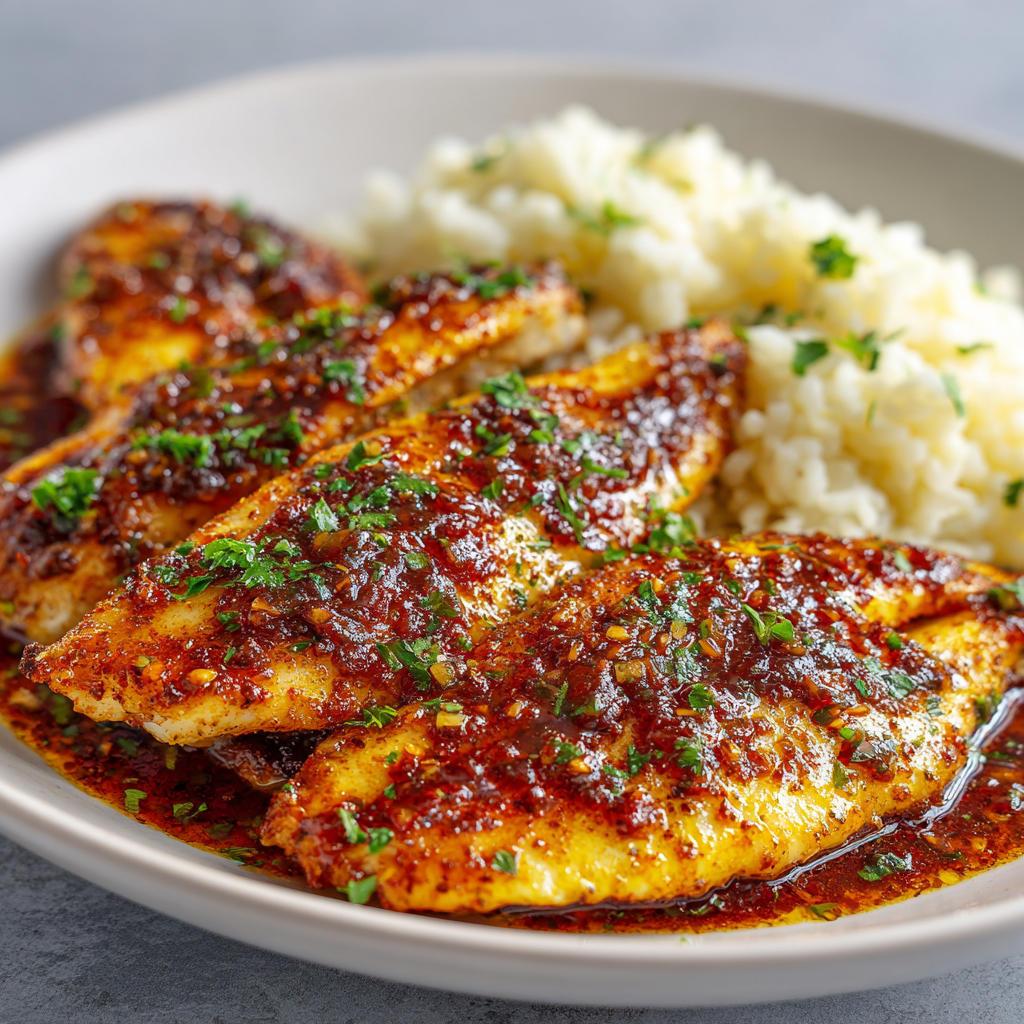 how to make Air Fryer Orange Glazed Tilapia