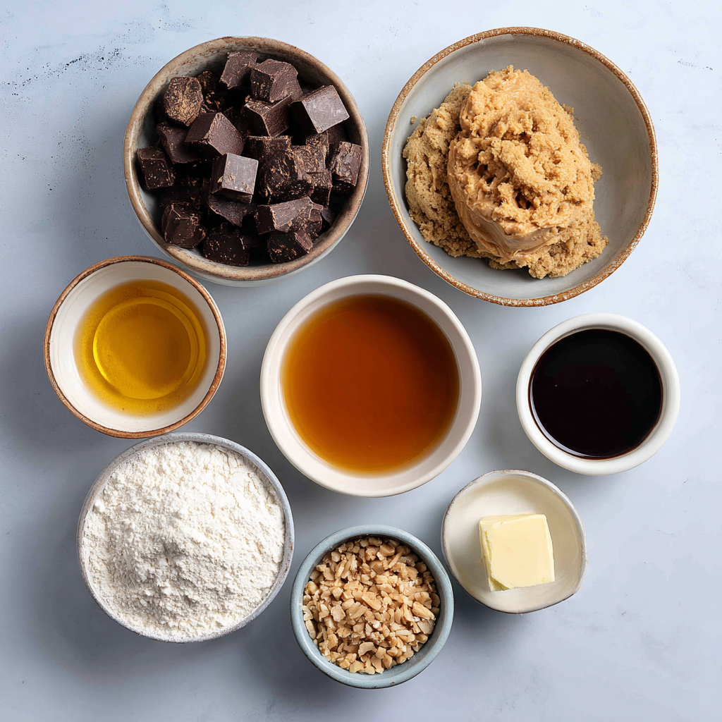 Air Fryer Chocolate Peanut Butter Stuffed Cookies ingredients