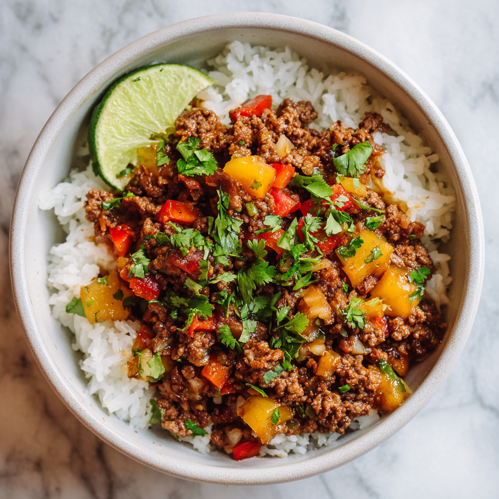 How to make Air Fryer Beef Picadillo