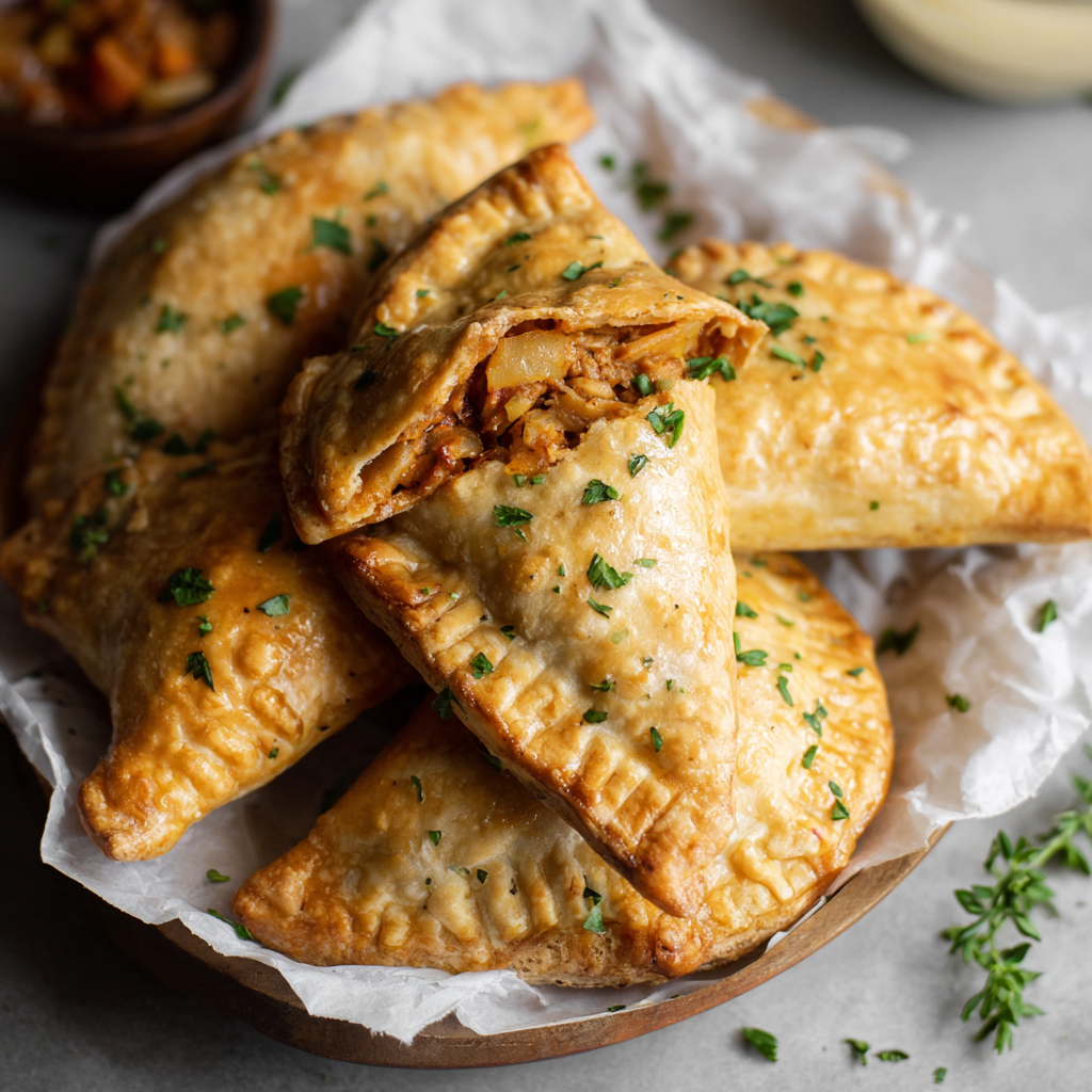 how to make Air Fryer Vegan Pot Pie Turnovers