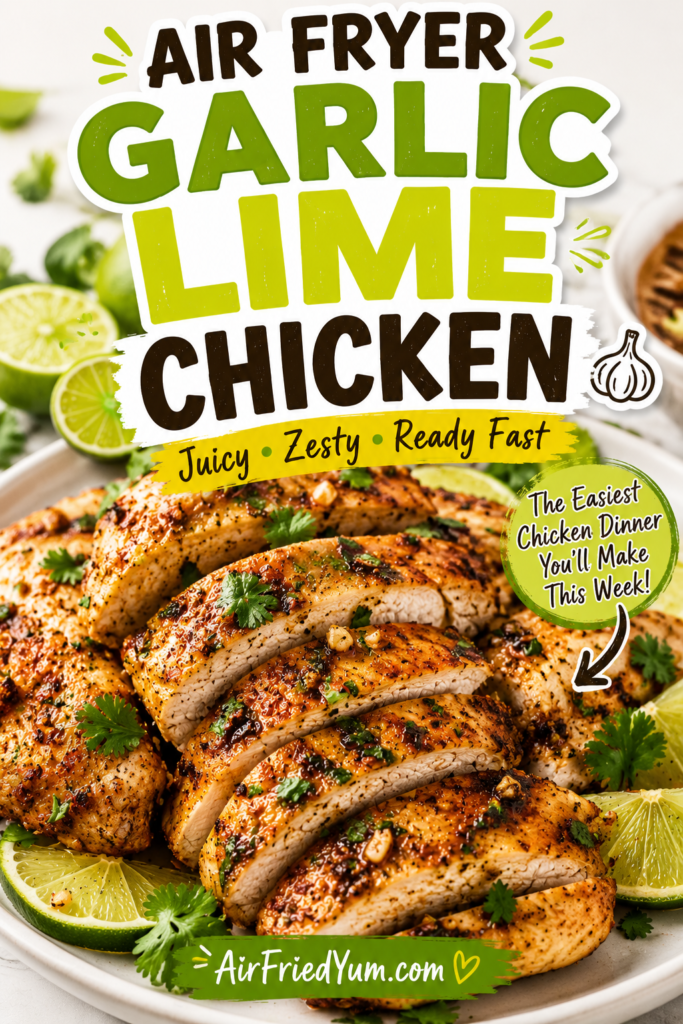 Air Fryer Garlic Lime Chicken: Zesty Goodness