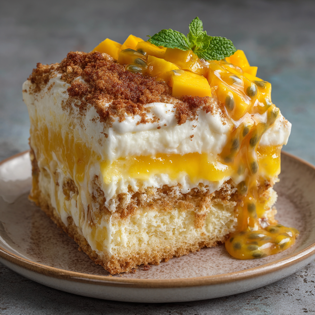 How to make Air Fryer Mango Passion Cake