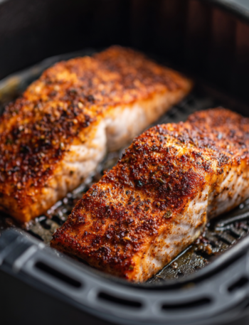Air Fryer Blackened Salmon