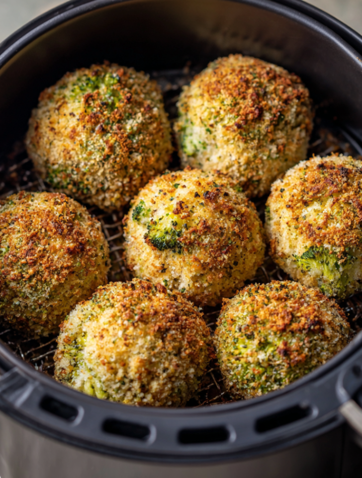 Air Fryer Broccoli Cheese Balls