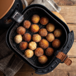 Air Fryer Chocolate Churro Donut Holes