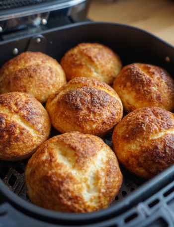 Air Fryer Cinnamon Coconut Flour Buns