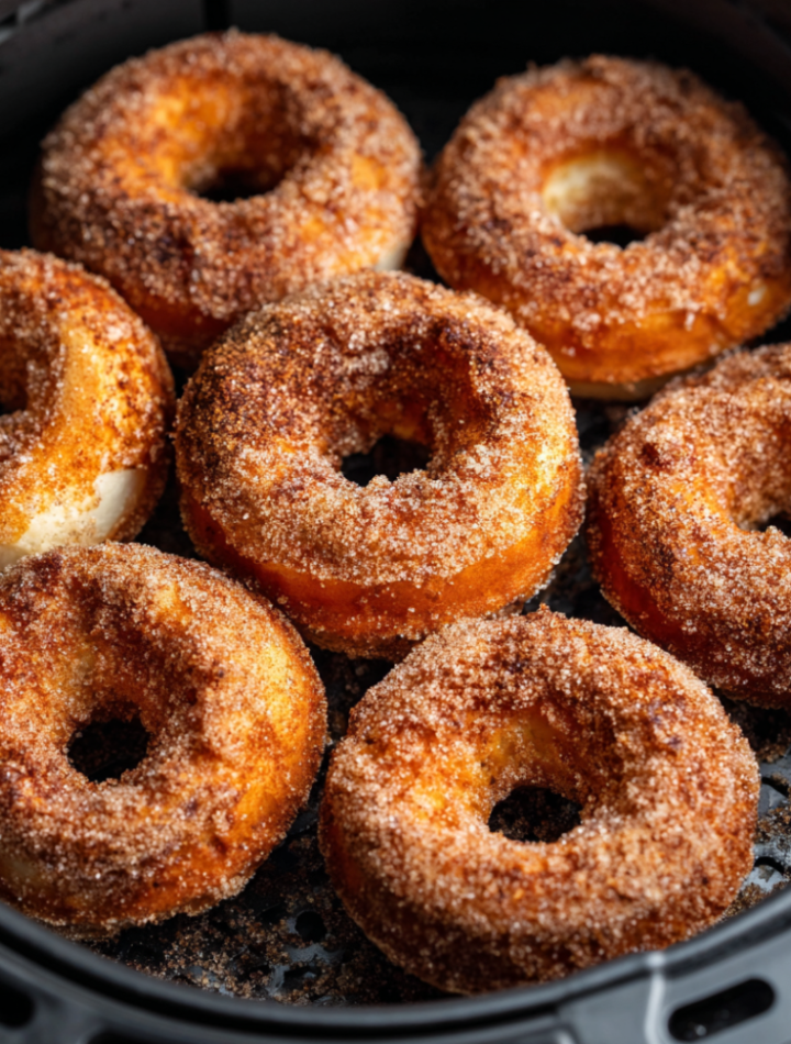 Air Fryer Cinnamon Sugar Donuts