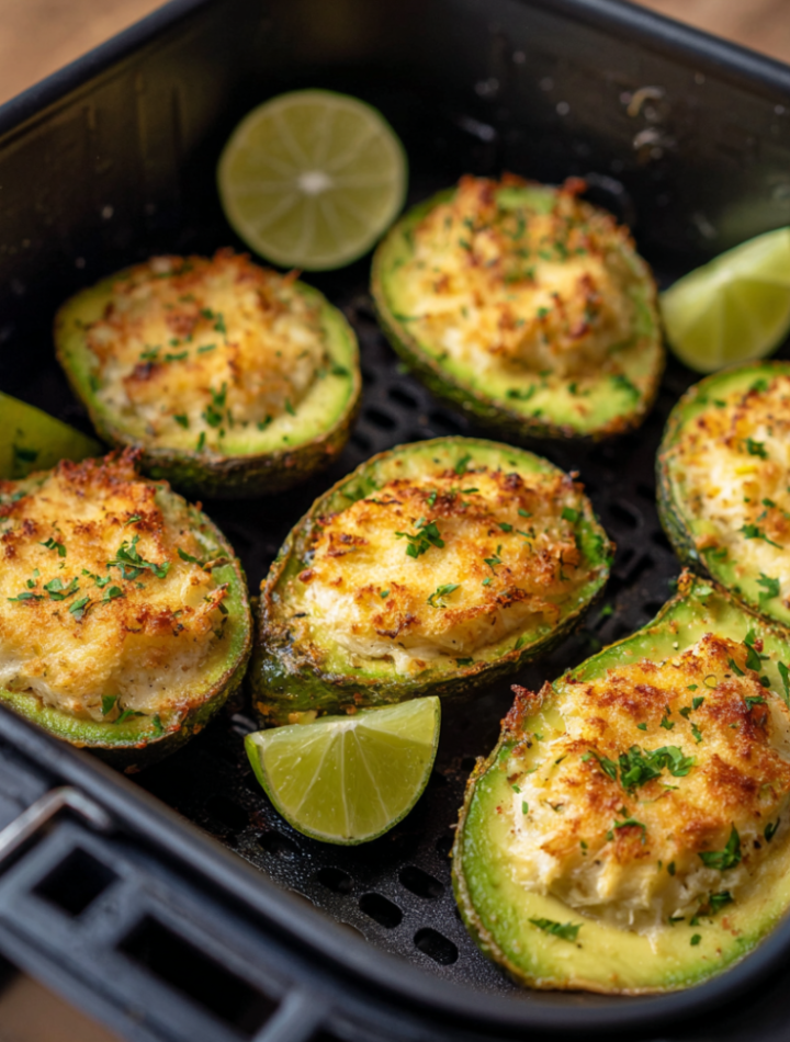 Air Fryer Crab Stuffed Avocados