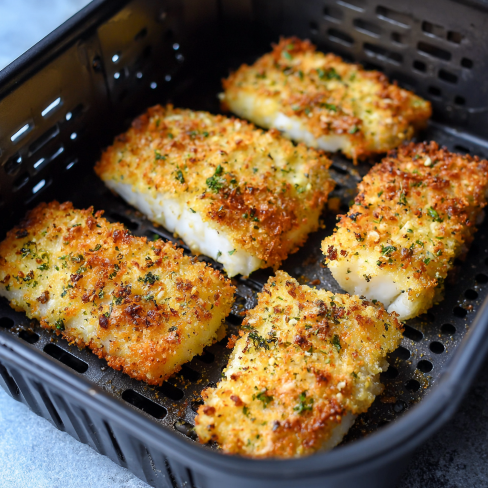 Pollock Roe Fried Air Fryer Crispy Pollock