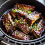 Air Fryer Hoisin Glazed Ribs