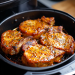 Air Fryer Hot Honey Pork Chops