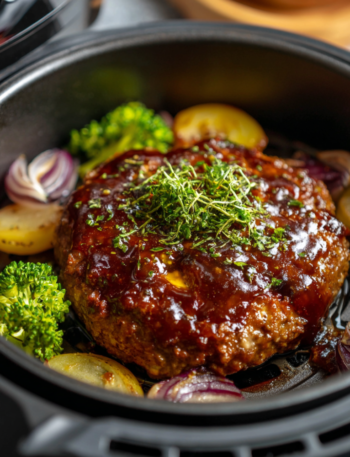 Air Fryer Japanese Hamburg Steak