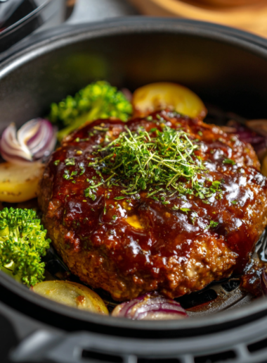 Air Fryer Japanese Hamburg Steak