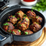 Air Fryer Keto Beef Kofta Meatballs