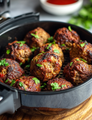 Air Fryer Keto Beef Kofta Meatballs