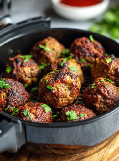Air Fryer Keto Beef Kofta Meatballs