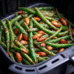 Air Fryer Keto Green Beans Almondine