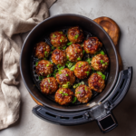 Air Fryer Korean Beef Meatballs