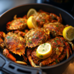 Air Fryer Lemon Herb Crab