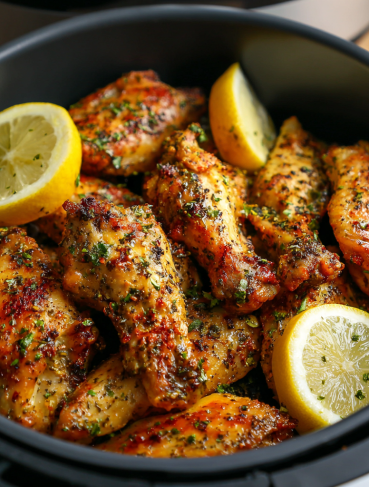 Air Fryer Lemon Pepper Wings