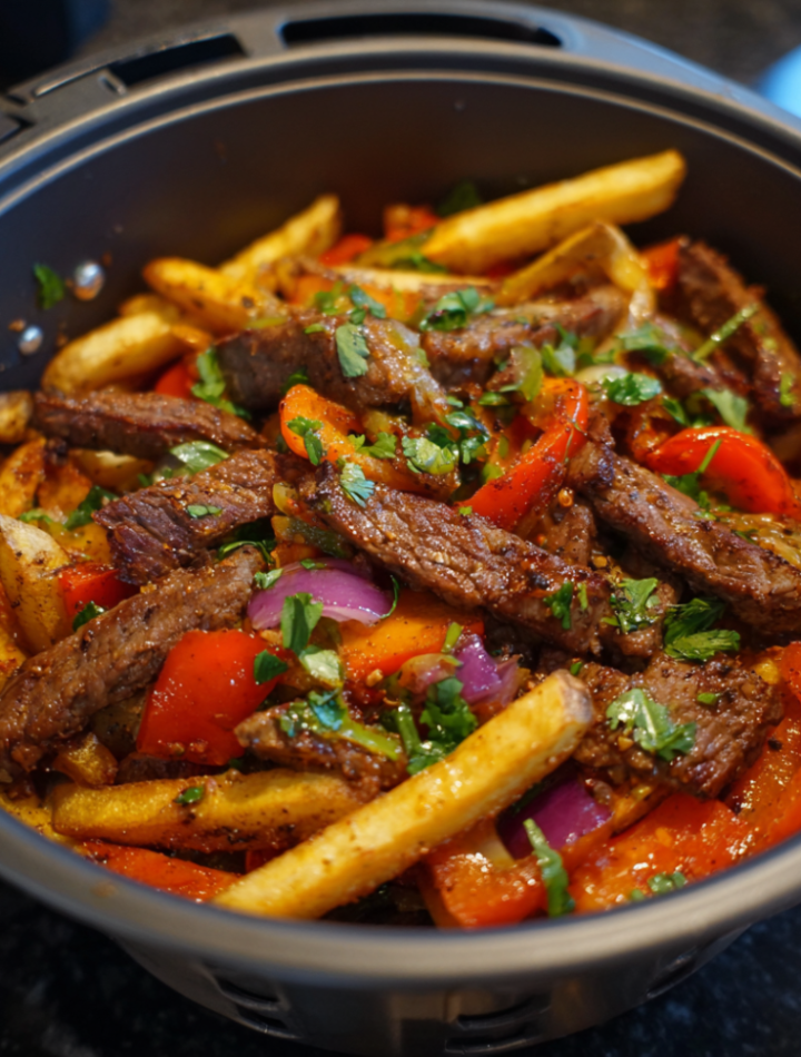 Air Fryer Lomo Saltado