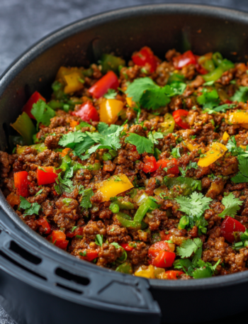 Air Fryer Mexican Picadillo