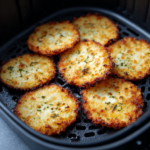 Air Fryer Mozzarella Crisps