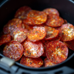 Air Fryer Pepperoni Chips