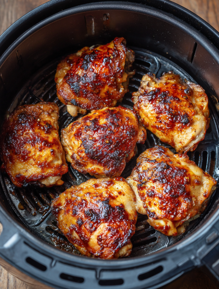 Air Fryer Ponzu Chicken Thighs