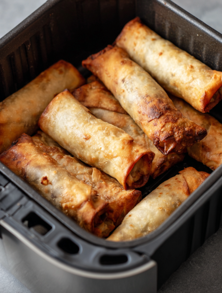 Air Fryer Pork Spring Rolls