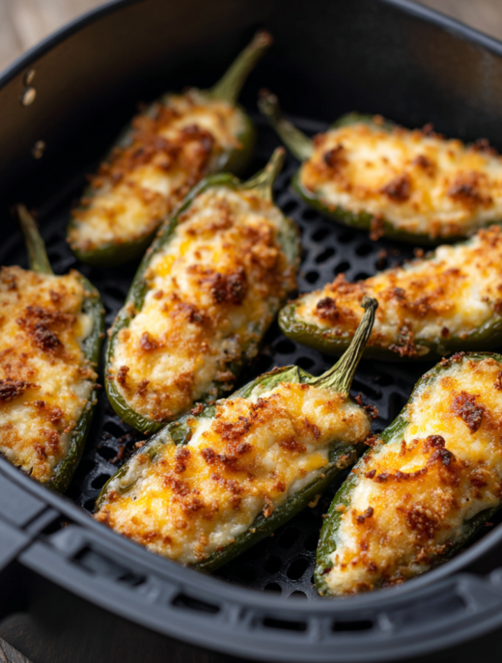 Air Fryer Queso Stuffed Jalapeños