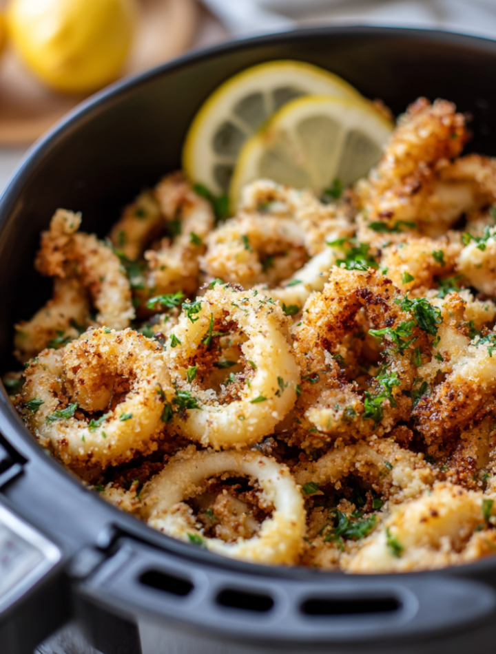 Air Fryer Salt and Pepper Squid
