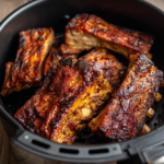 Air Fryer Smoky Chipotle Maple Ribs