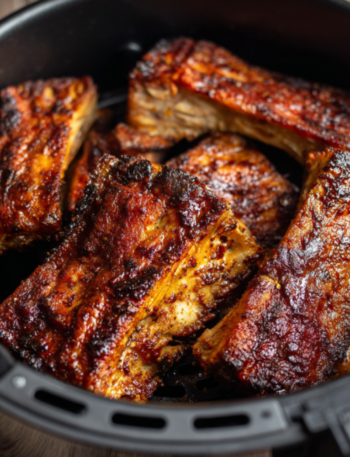 Air Fryer Smoky Chipotle Maple Ribs