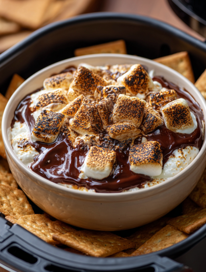 Air Fryer S’mores Dip
