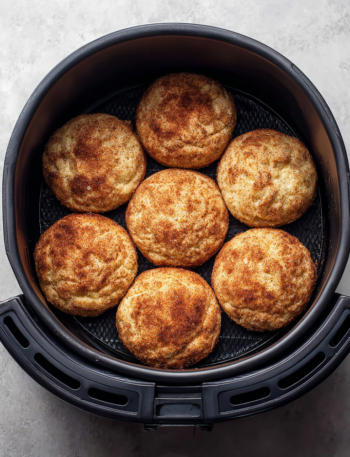 Air Fryer Snickerdoodle Cookies