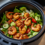 Air Fryer Spicy Shrimp Salad