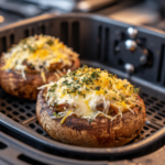 Air Fryer Stuffed Portobello Mushrooms