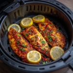 Air Fryer Sweet Chili Tilapia is crispy, tender, and coated in a sweet-spicy glaze. Quick, easy, and perfect for a flavorful weeknight dinner.